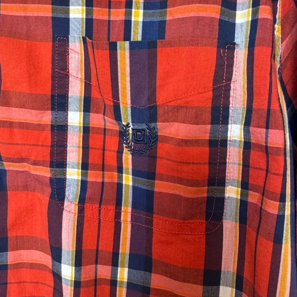 Men's Chaps Classic Long Sleeve Plaid Button Down, XL - Picture 9 of 10